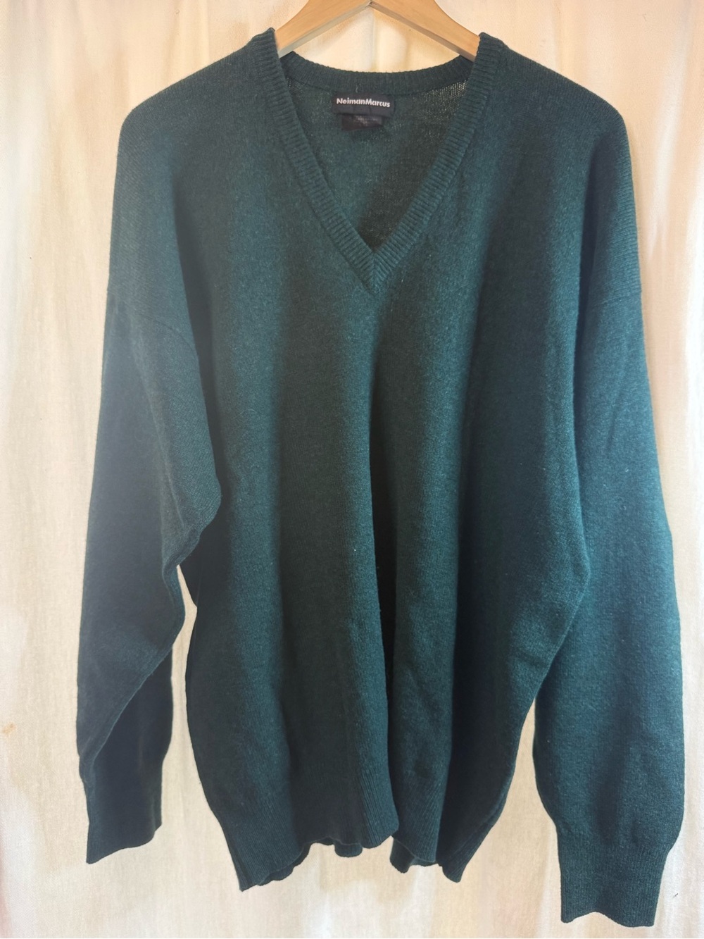 Vintage Neiman Marcus Cashmere V-Neck Sweater